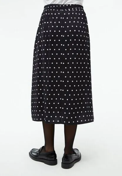Givn Berlin Givn Berlin Midi Rock GBVANA aus LENZING ECOVERO, Black / white (polkadots), – Produktbild 4 von 4