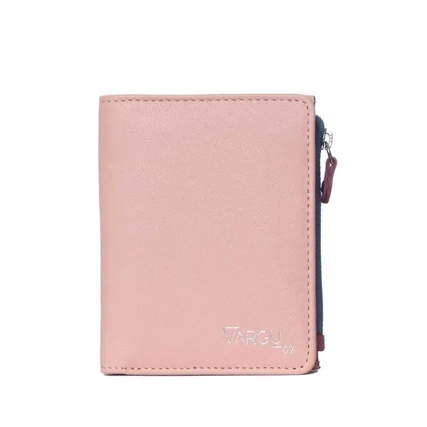 Vargu Vargu Echtleder Geldbörse ADA 1-A, Light pink - mauve, – Produktbild 1 von 4