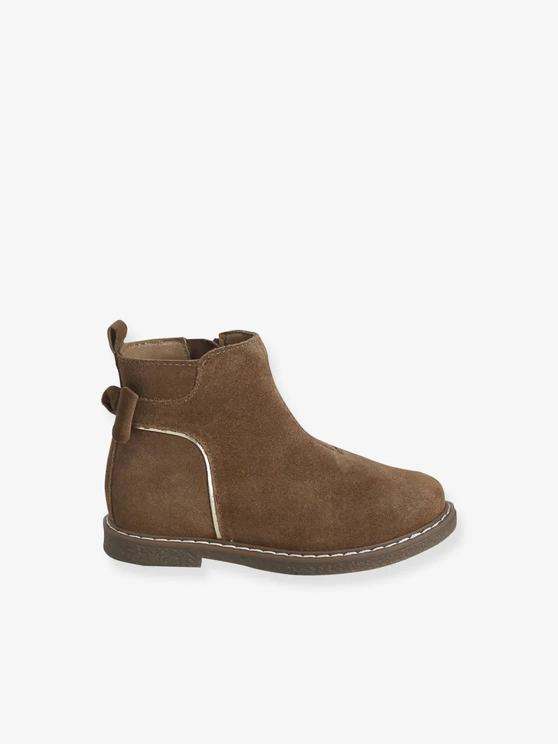 Vertbaudet Vertbaudet Mädchen Boots, Camel, – Produktbild 2 von 4