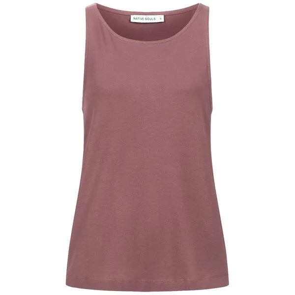 NATIVE SOULS NATIVE SOULS Lyocell Classic Top Damen, Dark berry, – Produktbild 1 von 1