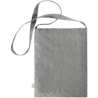Halfar Halfar Einkaufstasche aus recycelter Baumwolle 28 x 36 cm cm Shopper ein langer Henkel, Hellgrau, – Produktbild 1 von 1