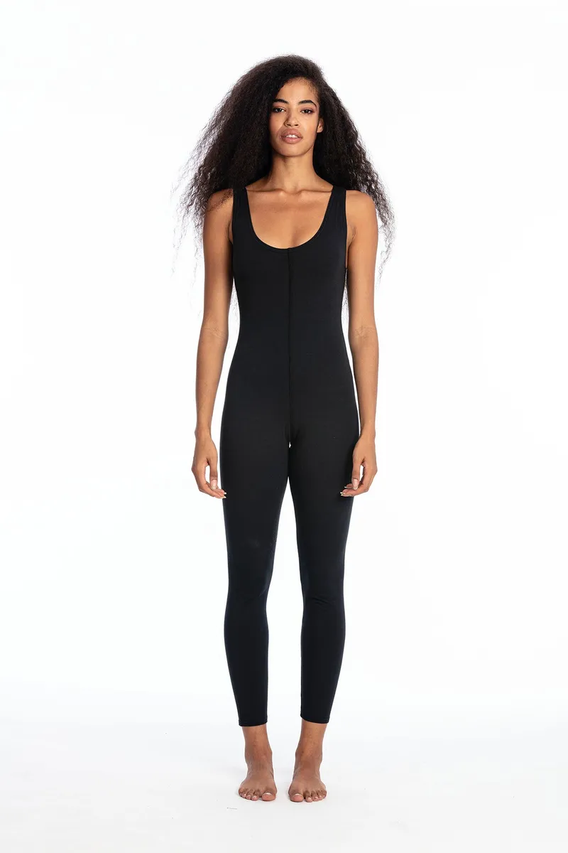RAVENS VIEW IBIZA RAVENS VIEW IBIZA Damen vegan Jumpsuit Yoga Schwarz, Schwarz, – Produktbild 2 von 2