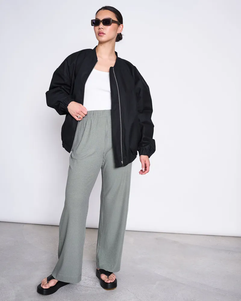 JAN N JUNE JAN 'N JUNE Damen vegan Hose Smilla Sea Spray, Grün, – Produktbild 1 von 2