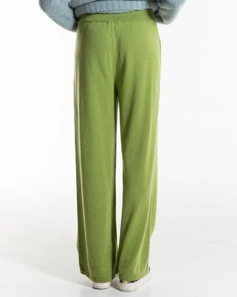 Alma & Lovis Alma & Lovis Strickhose aus Bio-Baumwoll-/Woll-Mix | Cotwool Strickhose, Frog (grün), – Produktbild 3 von 3