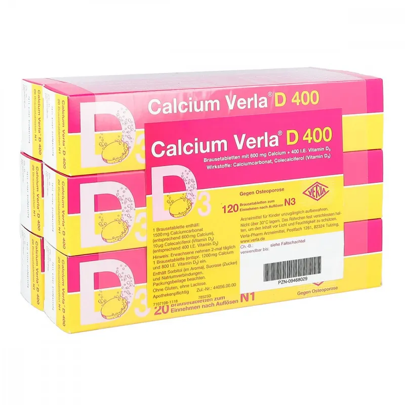 Basenpulver Verla Basenpulver Verla Calcium Verla D 400 – Produktbild 1 von 1