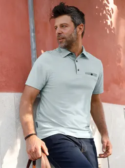 marco donati Kurzarm-Poloshirt jade – Produktbild 1 von 1