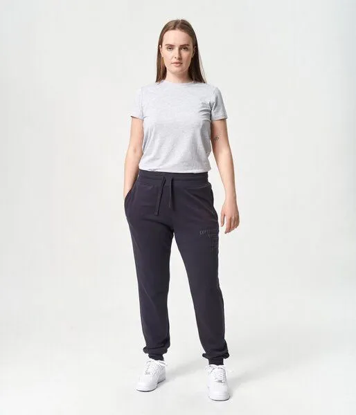 Copenhagen Bamboo Dunkelgraue Bambus-Sweatpants mit Logo – Produktbild 3 von 4