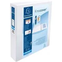 Exacompta Exacompta Präsentationsringbuch mit 4 Ringen, Ring-Ø 40 mm, weiß – Produktbild 1 von 1
