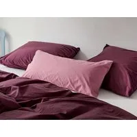 Yumeko Kissenbezug "Yumeko" aus Perkal 200TC, Raspberry dream, – Produktbild 1 von 1