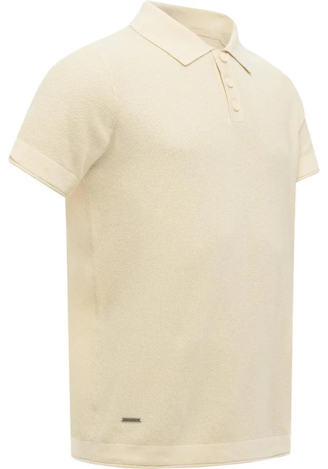 ragwear ragwear T-Shirt Lorien (1-tlg) Kurzärmliches Shirt mit Hemdkragen, Weiß, – Produktbild 2 von 4
