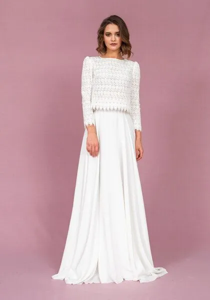 Atelier SNOW Atelier SNOW Zweiteiliges Brautkleid Aster-Camellia – Produktbild 2 von 3