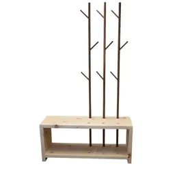 4betterdays 4betterdays Garderobe 'MyStyle' - Medium | L 100 x T 30 x H 45 cm | Zirbe – Produktbild 1 von 1