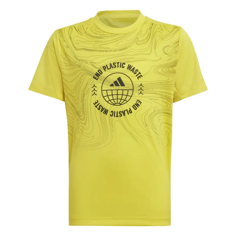 Adidas Kindertrikot adidas Aeroready Run for the Oceans, Gelb, – Produktbild 1 von 1