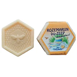 Bee Honest Bee Honest ROZEMARIJN/STUIFMEEL - Seifenstück 100GR – Produktbild 1 von 1