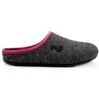 thies Veganer Slipper "thies ® PET Piping" aus weichem Filz, Dark grey, – Produktbild 1 von 1