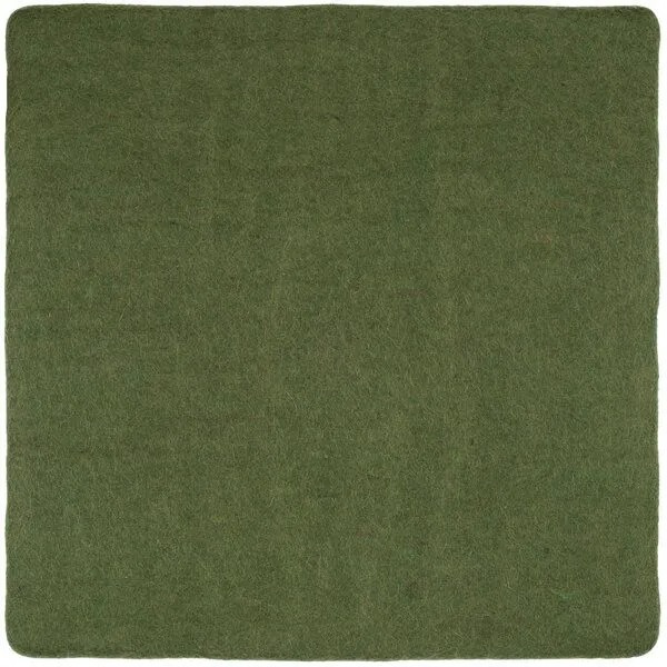 myfelt myfelt Flachfilz Sitzauflage (⌀ 36 cm, 36 x 36 cm), Dunkelgrün (jost), – Produktbild 1 von 4