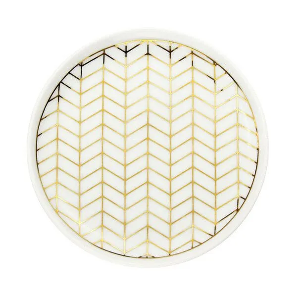 lille mus lille mus Schmucktellerchen mit geometrischem Muster – Produktbild 3 von 8