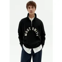 thinking mu Thinking MU Herren vegan Sweatshirt Must Unite Gallagher Schwarz, Schwarz, – Produktbild 1 von 1