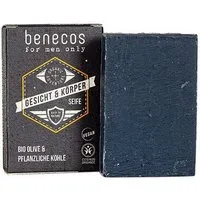 Benecos benecos for men feste Gesichts- & Körperseife – vegan – plastikfrei – Produktbild 1 von 1