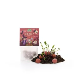 Die Stadtgärtner Die Stadtgärtner 5 Blumenmurmeln im Tütchen "Hexeneier" - Geschenk & Giveaway für Halloween – Produktbild 1 von 1