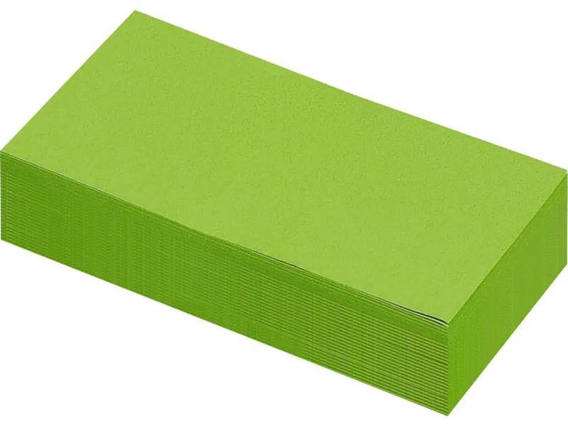 250 Blatt Moderationspapier Rechteck 10x20 grün – Produktbild 1 von 1