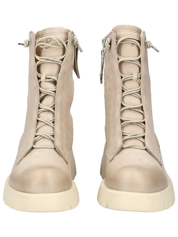 Paul Green Paul Green Stiefelette Nubukleder Schnürstiefelette, Beige|grau, – Produktbild 3 von 5