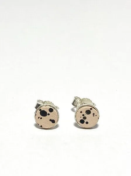 monday market monday market Ohrstecker Rebekka, Silber-dots, – Produktbild 2 von 3