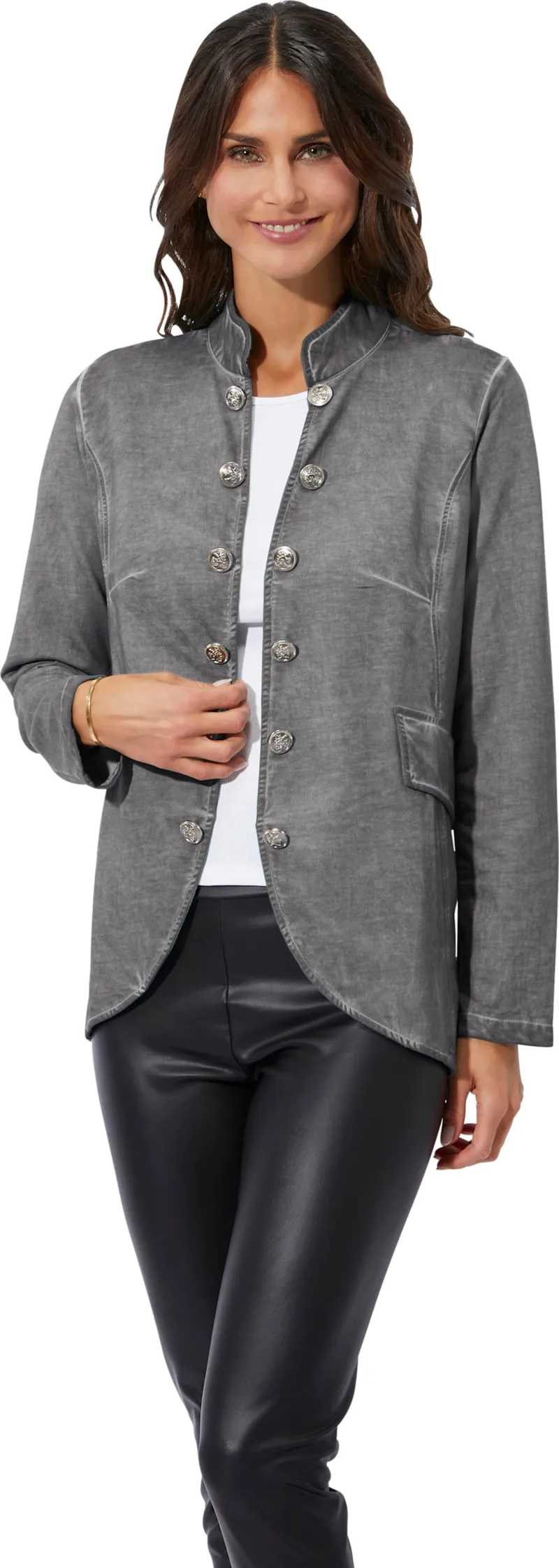 Witt Sweatjacke, Grau, – Produktbild 2 von 2