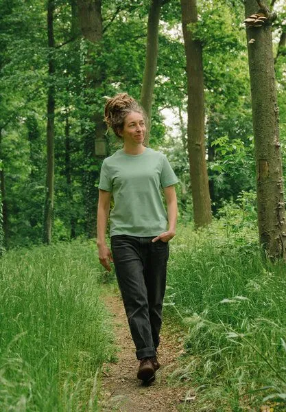 Cmig Cmig Damen T-Shirt Kaffee-Hörnchen für Espressoliebhaber, Misty jade (grün), – Produktbild 4 von 4