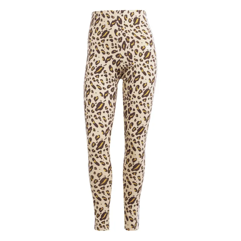 Adidas Leggings mit 3 Streifen und Animal-Print, Damen adidas Essentials, Braun, – Produktbild 1 von 1