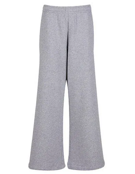 New Morning Studios New Morning Studios Ladies Sweathose Jogginghose mit weitem Bein, Grau meliert, – Produktbild 1 von 4