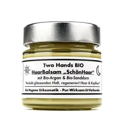 Two Hands BIO Two Hands BIO Haarbalsam „SchönHaar“ mit Bio-Traubenkernöl & Bio-Arganöl - Bartbalsam - Bio Vegan – Produktbild 1 von 1