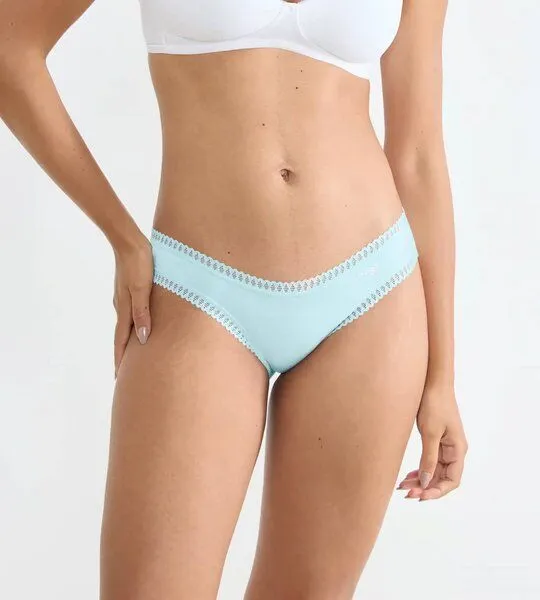 Sloggi Sloggi 3er Pack GO Crush Mini-Slip Bio-Baumwolle, Blau, – Produktbild 2 von 3