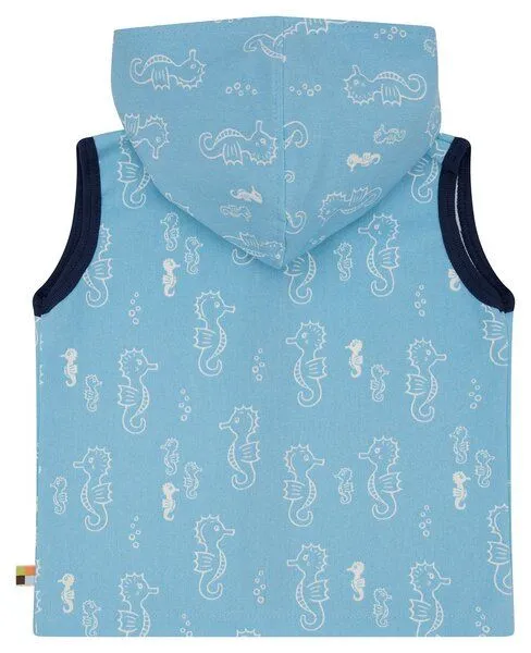 loud + proud loud + proud Babys & Kinder Outdoorweste, GOTS-zertifiziert, Air(blau), – Produktbild 1 von 4