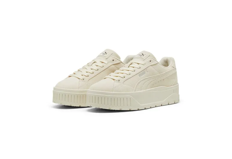 Puma Puma KARMEN II Sneaker mit markanter Plateausohle, robuste Gummilaufsohle, Weiß, – Produktbild 1 von 5