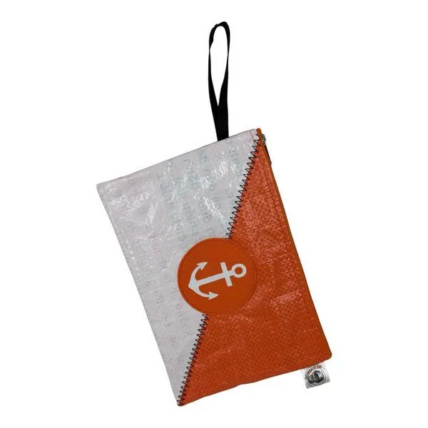 Beadbags Beadbags Spacy Ri74 Kosmetiktasche / Federmappe, Orange-weiß, – Produktbild 4 von 5