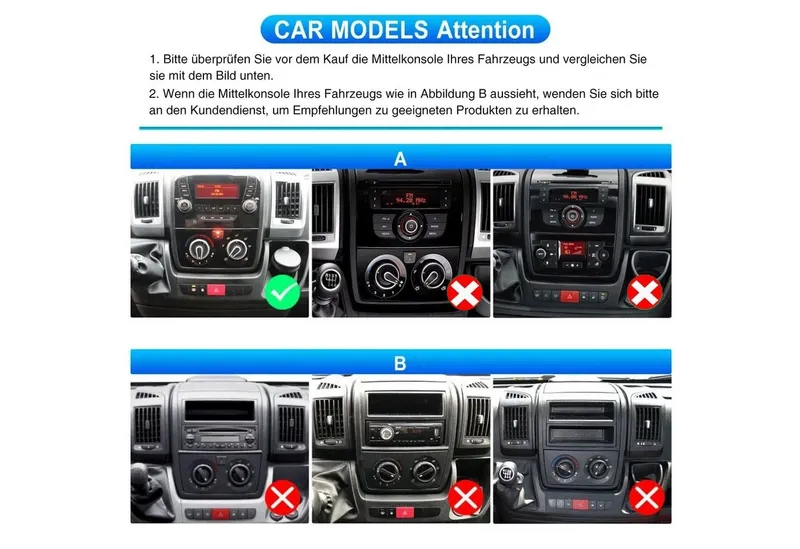ESSGOO DAB+ 64G Android 15 Für Fiat Ducato 2006-2022 Carplay GPS Navi WiFi FM Autoradio (RDS, 4+64GB(optional), Digitalradio (DAB), FM, GPS, WIFI, Carplay Android Auto Bluetooth EQ USB GPS Navi WIFI Touchscreen), Schwarz, – Produktbild 4 von 5
