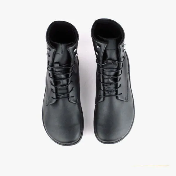 SORBAS SORBAS VAEY Barefoot 7 - gefütterte Barfußstiefel aus Leder, Black (schwarz), – Produktbild 1 von 5