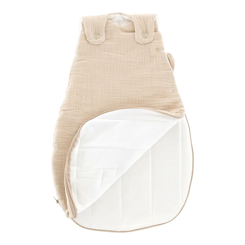 Träumeland Träumeland Ganzjahresschlafsack Liebmich Baumwollmusselin 2.5 TOG, Beige, – Produktbild 1 von 2