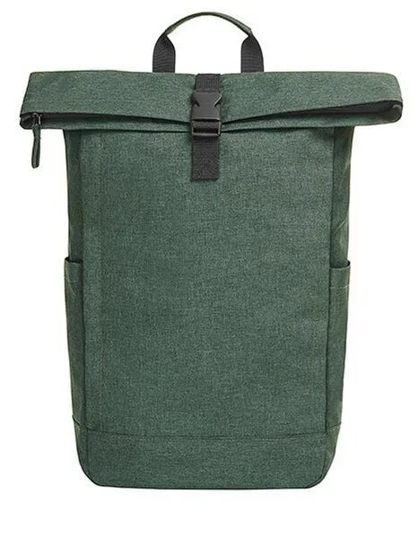 Halfar Halfar Kurierrucksack CIRCLE Rolltop Notebooktasche, Grün meliert, – Produktbild 1 von 1
