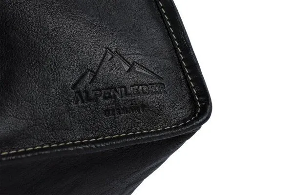 Alpenleder Alpenleder Kameratasche PRESSE, Ebenholz, – Produktbild 3 von 4