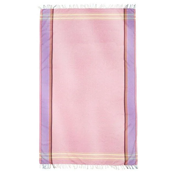 weltPartner weltPartner Baumwolltuch, Strandtuch, Sarong "Kikoi", Rosa, – Produktbild 3 von 3