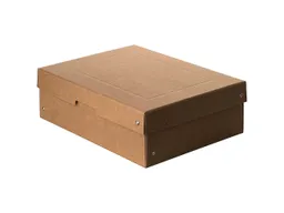 Falken 5 Falken Aufbewahrungsboxen "PureBox", 780 g/m², DIN A4, 10 cm Höhe, braun – Produktbild 1 von 1
