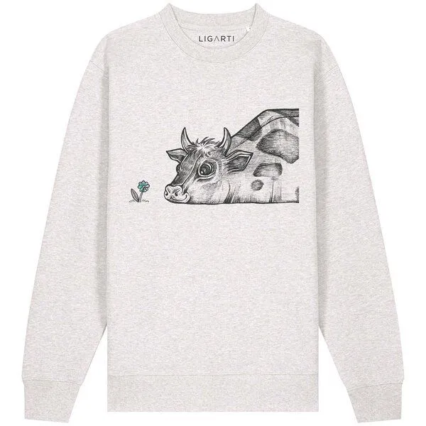 LIGARTI Pullover – Rita – LIGARTI Tiermanufaktur, Hellgrau, – Produktbild 2 von 3