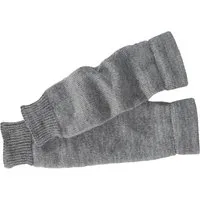 hirsch natur Babystulpen Bio-Schurwolle melange grau one size – Produktbild 1 von 1