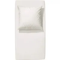 hessnatur hessnatur Satin Spannbettlaken aus reiner Bio-Baumwolle, Naturweiss, – Produktbild 2 von 6