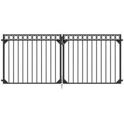 Alberts ALBERTS Doppeltor Chaussee, Alu,anthrazit Kst.b., lichte Breite 3010 mm, Höhe 1200 mm – Produktbild 1 von 1