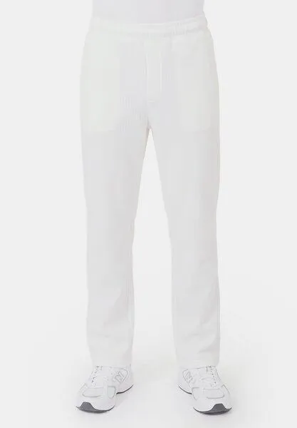 ORGANICATION ORGANICATION POZZAN | Waffel Jogginghose aus Bio-Baumwolle & recyceltem Polyester, White, – Produktbild 3 von 5