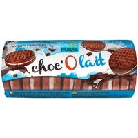 Pural PURAL Bio-Doppelkekse mit Milch-Honigcreme-Füllung "Choc'O lait ", 85 g – Produktbild 1 von 1