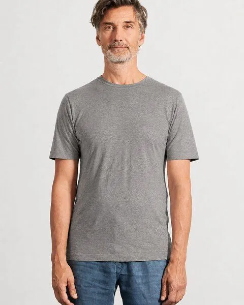 HempAge HempAge Herren T-Shirt Hanf/Bio-Baumwolle, Taupe, – Produktbild 1 von 4